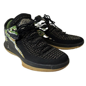 Nike Air Jordan XXXII Low AH-3347-021 Black/Metallic/Gold/White Size 11 Sneakers